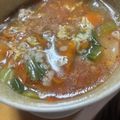 みぃこ☆ママ's cooksnap of when they made チンゲン菜とふわふわ玉子のスープ.