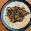 なの＠ママ's cooksnap of when they made 肉と麺が絡み合う、ピリ辛豆乳そうめん.