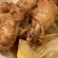 シマリスmogさん♀'s cooksnap of when they made お肉ほろほろ～♡簡単☆手羽元の酢醤油煮♫.
