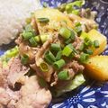 あたむ❤189's cooksnap of when they made 豚じゃがの甘辛炒め.