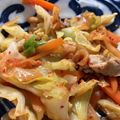 mantacarp's cooksnap of when they made もやしでボリュームアップ豚キムチ.