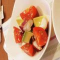 ふみシオン's cooksnap of when they made たことトマトとアボカドのわさび醤油サラダ.