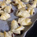 クック1K2O57☆'s cooksnap of when they made パイシートで簡単☆チョコクロワッサン.