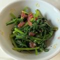 みちゅりんの部屋's cooksnap of when they made ★春菊の梅あえ★.