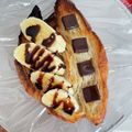 ｍａｃｏ's cooksnap of when they made 簡単最安満足☆パンオショコラ風.