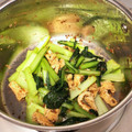 葉っぱのドイリー's cooksnap of when they made 小松菜と油揚の煮浸し.