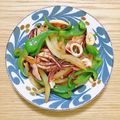 コムギ大好き's cooksnap of when they made いかとピーマンのオイスターソース炒め.