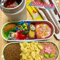 kaeちゃんママ's cooksnap of when they made 母の三色そぼろ弁当.