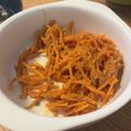 クックG3FK50☆'s cooksnap of when they made 【農家のレシピ】千切りニンジンの味噌炒め.