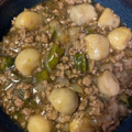 Reo14☆'s cooksnap of when they made 里芋といんげんのそぼろ煮.