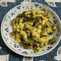 ankotetu's cooksnap of when they made 刻み高菜とふわふわ卵とじ.