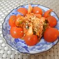 スタイリッシュママ's cooksnap of when they made 切って和えるだけ！トマトキムチのごま和え.