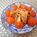 スタイリッシュママ's cooksnap of when they made 切って和えるだけ！トマトキムチのごま和え.