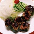 まめPちゃん's cooksnap of when they made ピーマンの肉詰め〜輪切りバージョン♡.