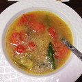 keetang's cooksnap of when they made 夏風邪☆オクラとトマトと鱈のスープ仕立て.