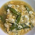 ☆あさ's cooksnap of when they made 新玉ねぎとスナップエンドウの卵とじ.