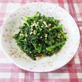 papepo☆'s cooksnap of when they made 市販の粉末で！簡単な春菊のピーナッツ和え.