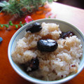 haruku221's cooksnap of when they made 黒豆煮のおこわ♪.