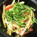 さとるぅ。's cooksnap of when they made きゅうりトマトミョウガのしみしみサラダ☆.