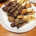 shioya2222's cooksnap of when they made 凪ぎのお暇 パンの耳ポッキー.