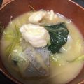 じゃそん's cooksnap of when they made ごぼうと鶏ササミのお味噌汁.