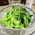 Superlittleboo's cooksnap of when they made 菜の花の茹で方★基本★鍋を使って我が家流.