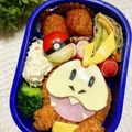 しろいゆず's cooksnap of when they made ホゲータ弁当☆ポケモンキャラ弁.