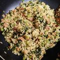 えみりんたん's cooksnap of when they made 小松菜とベーコンのガーリック炒飯。.