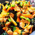 チビクウ's cooksnap of when they made 納豆と野菜の和え物★.