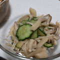 fu♪♪'s cooksnap of when they made きのこときゅうりのナムル.