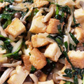 るっち0219's cooksnap of when they made 厚揚げとニラ味噌炒め.