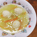クッキングかぁ♡'s cooksnap of when they made とりだんごと春雨のスープ.