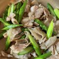 R2016's cooksnap of when they made アスパラガスと豚バラ肉のサッと炒め.