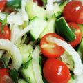 もこもこ７'s cooksnap of when they made トマトときゅうりのマリネ風サラダ♪.