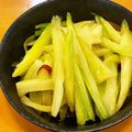 りかぼ's cooksnap of when they made うちの自慢料理♪セロリのきんぴら風♪.