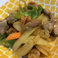yu🐓's cooksnap of when they made 砂肝のカレーソース炒め.