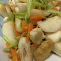 hina＆coMAM's cooksnap of when they made お箸が止まらない〜竹輪と蕪の甘辛炒め.