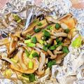 アイリッシュショコラ's cooksnap of when they made 簡単！トースターで！鮭とキノコホイル焼き.