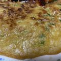 さきあ's cooksnap of when they made ニラと卵で簡単チジミ.