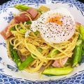なちぞぞぞ's cooksnap of when they made アスパラベーコンのガーリックオイルパスタ.