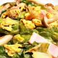 ｷｬｽｰ's cooksnap of when they made ☆簡単☆やみつきレタたま炒め.