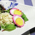 ルチアーノ★★★'s cooksnap of when they made 糸で簡単♪　ギザギザゆで卵.