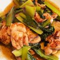 クックRNXGAW☆'s cooksnap of when they made 鶏もも小松菜、しめじの中華オイスター炒め.