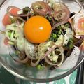 szkmama's cooksnap of when they made 簡単！シソ香る我が家のナスユッケ✿.