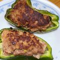 リョコさおりタカ71's cooksnap of when they made 肉汁じゅわっとピーマンの肉詰め.