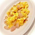 悠LOVE航's cooksnap of when they made ズボラな♪炒り卵～ハムver.