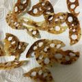 anemonenan's cooksnap of when they made 揚げない♬　カリカリ☆れんこん✿チップス.