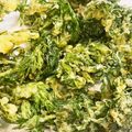 MizuhoBank's cooksnap of when they made サックサク！人参の葉の天ぷら.