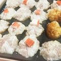 ogiii☆'s cooksnap of when they made ※食べ過ぎ注意※たこ焼き器deシューマイ.