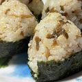 ★なみ☆'s cooksnap of when they made 漬物・マヨおにぎり.